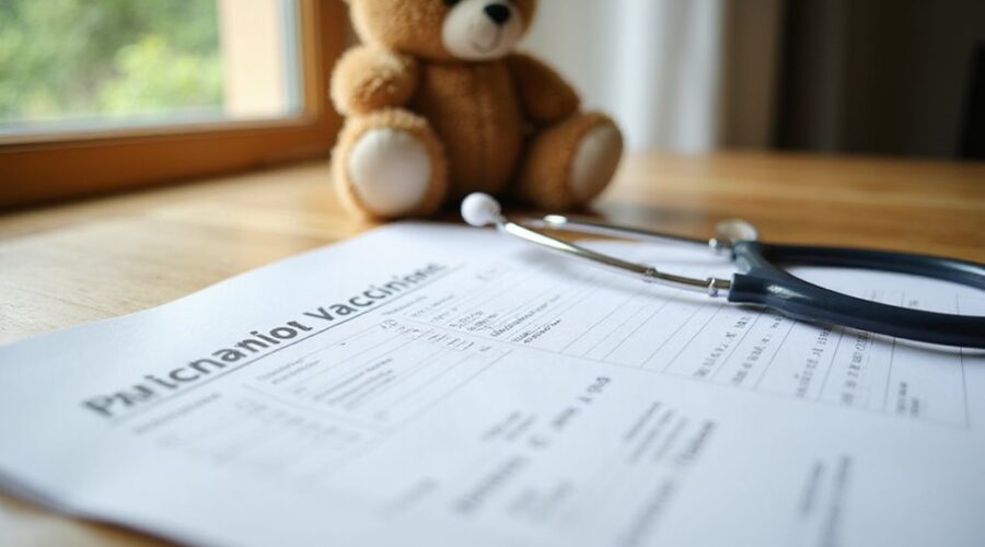 Calendrier vaccinal pédiatrique 2024