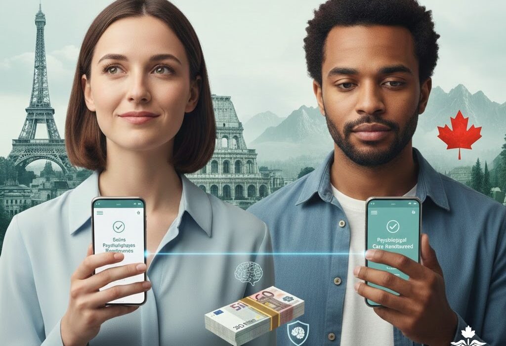 Remboursement des soins psychologiques en Europe et au Canada : comparatif complet