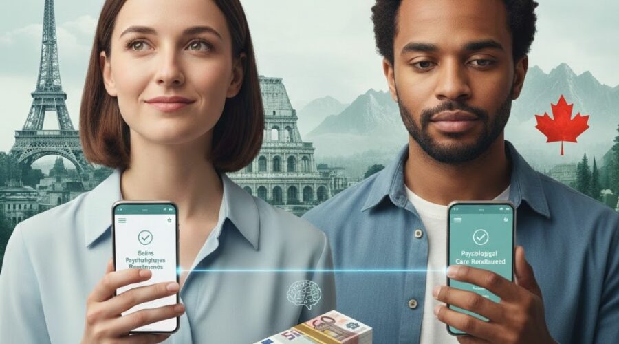 Remboursement des soins psychologiques en Europe et au Canada : comparatif complet